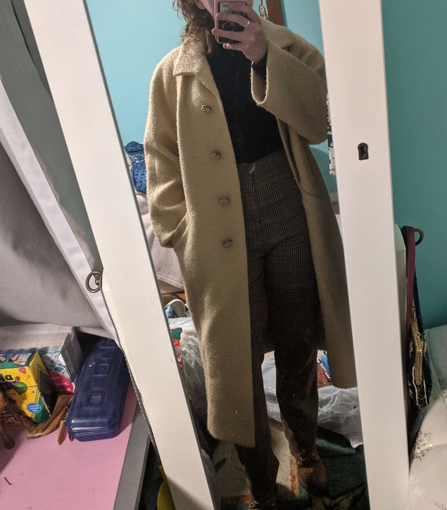 Vintage jacket with pearl buttons